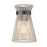 Golden Lighting Avon Wall Sconce, Black/Bleached Raphia