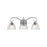 Golden Lighting Audra 3-Light Vanity Light, Pewter/Clear Glass - 6952-BA3CH-CLR