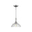 Golden Lighting Audra 1-Light Pendant, Pewter/Clear Glass