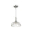 Golden Lighting Audra 1-Light Pendant, Pewter/Clear Glass
