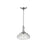 Golden Lighting Audra 1-Light Pendant, Pewter/Clear Glass