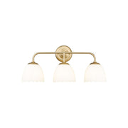 Golden Dorinda 3-Light Vanity, Champagne Bronze/Opal Glass - 6954-BA3BCB-OP