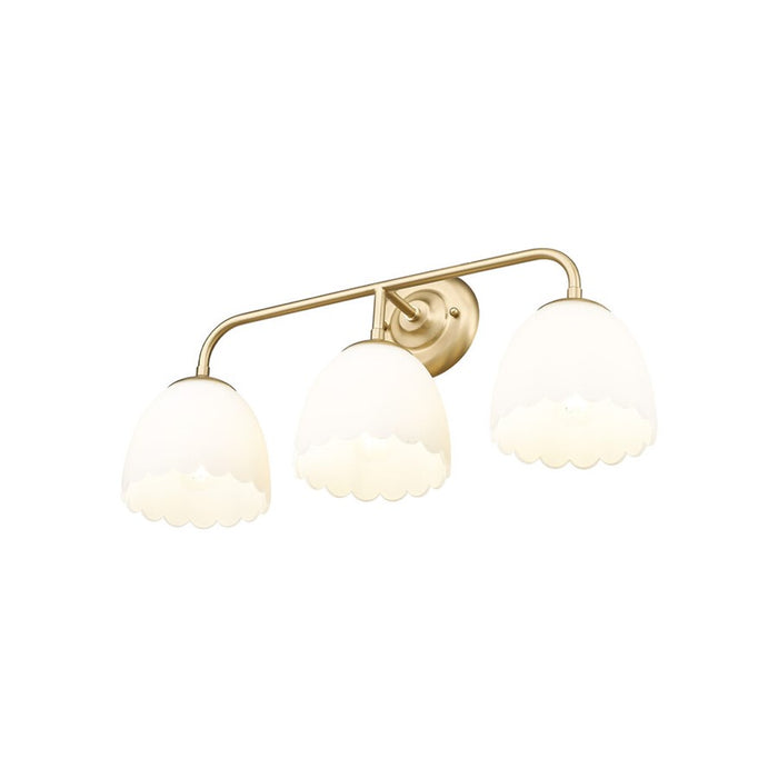 Golden Dorinda 3-Light Vanity, Champagne Bronze/Opal Glass