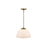 Golden Dorinda 1-Lt Pendant, Brushed Champagne Bronze/Opal Glass