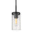 Golden Lighting Winslett 1 Light Mini Pendant, Ribbed