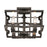 Golden Lighting Bellare Semi-Flush, Matte Black