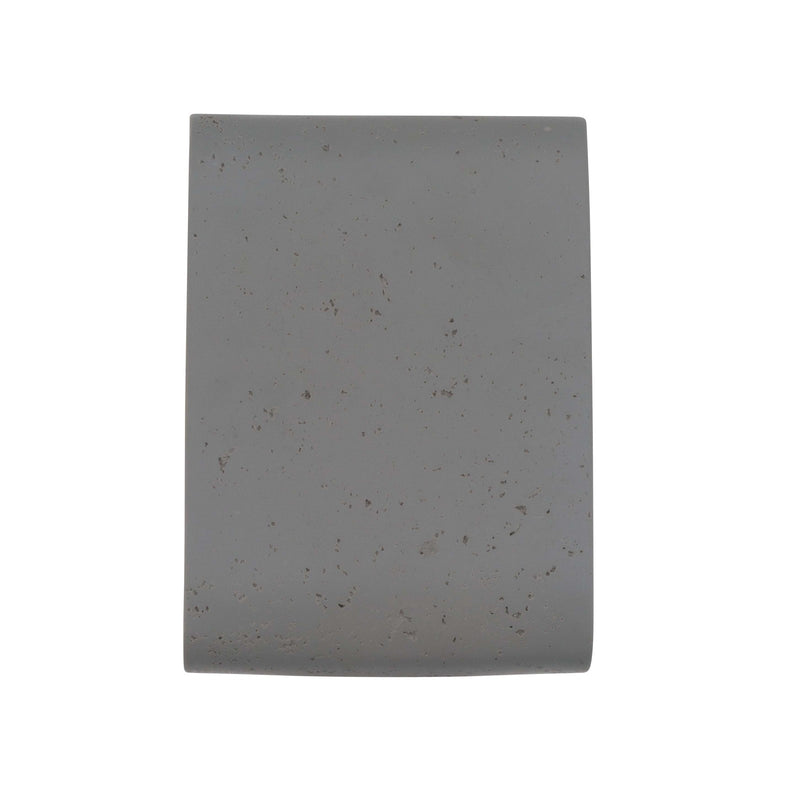 Golden Lighting Stela 9in Integrated LED Outdoor Wall Light | Modern Gray Travertine Concrete | Entryway & Patio | Model 7280-OWL9 GT