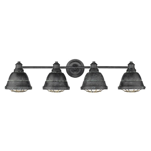 Golden Lighting Bartlett 4 Light Bath, Black Patina/Black Patinas