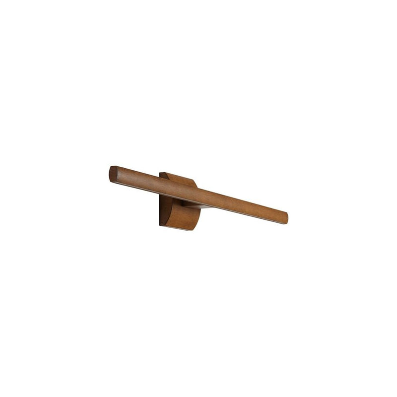 Golden Lighting Vireo 28" LED Bath Bar, Walnut/No Shade