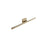 Golden Lighting Vireo 35" LED Bath Bar, Driftwood/No Shade