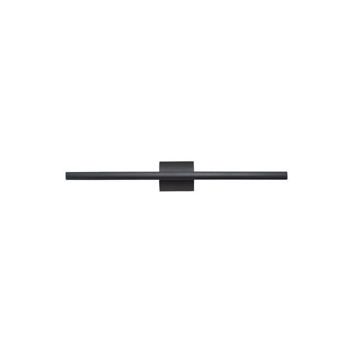 Golden Lighting Vireo 35" LED Bath Bar, Sand Black/No Shade - 7365-35SNB