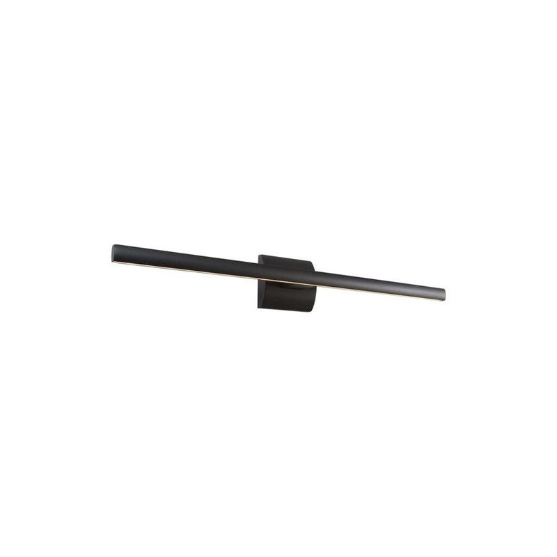 Golden Lighting Vireo 35" LED Bath Bar, Sand Black/No Shade