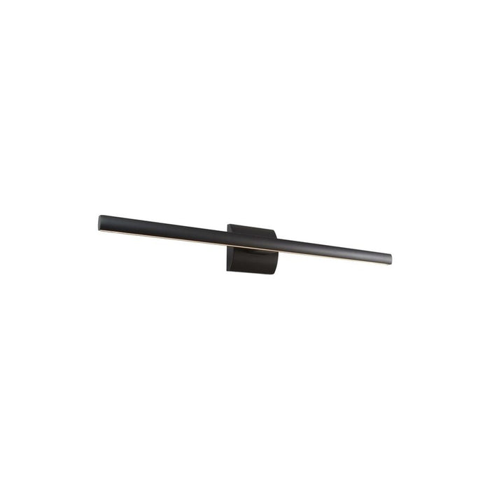 Golden Lighting Vireo 35" LED Bath Bar, Sand Black/No Shade