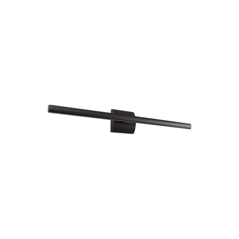 Golden Lighting Vireo 35" LED Bath Bar, Sand Black/No Shade