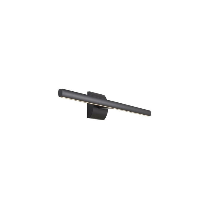 Golden Lighting Vireo 35" LED Bath Bar, Sand Black/No Shade