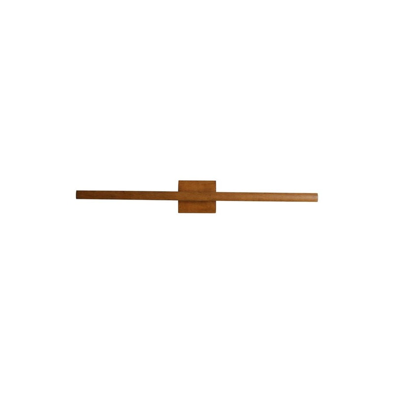 Golden Lighting Vireo 35" LED Bath Bar, Walnut/No Shade - 7365-35WA
