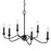Golden Lighting Tierney Linear Pendant, Matte Black