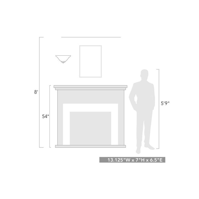 Golden Multi-Family 1-Light Wall Sconce, Brushed Champagne Bronze/Opal