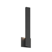 Golden Lighting Enso 18in Integrated LED Outdoor Wall Light | Modern Textured Black Aluminum | Front Door & Patio | Model 8432-OWL18 TBK