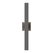 Golden Lighting Enso 24in Integrated LED Outdoor Wall Light | Modern Smooth Gray Aluminum | Entryway & Patio | Model 8432-OWL24 SGY