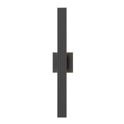 Golden Lighting Enso 24in 1-Light Outdoor Wall Light | Modern Textured Black Aluminum | Entryway & Patio | 24 x 2.75 x 4.5 in | Model 8432-OWL24 TBK