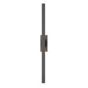 Golden Lighting Enso 51in Integrated LED Outdoor Wall Light | Modern Smooth Gray Aluminum | Entryway & Patio | Model 8432-OWL51 SGY
