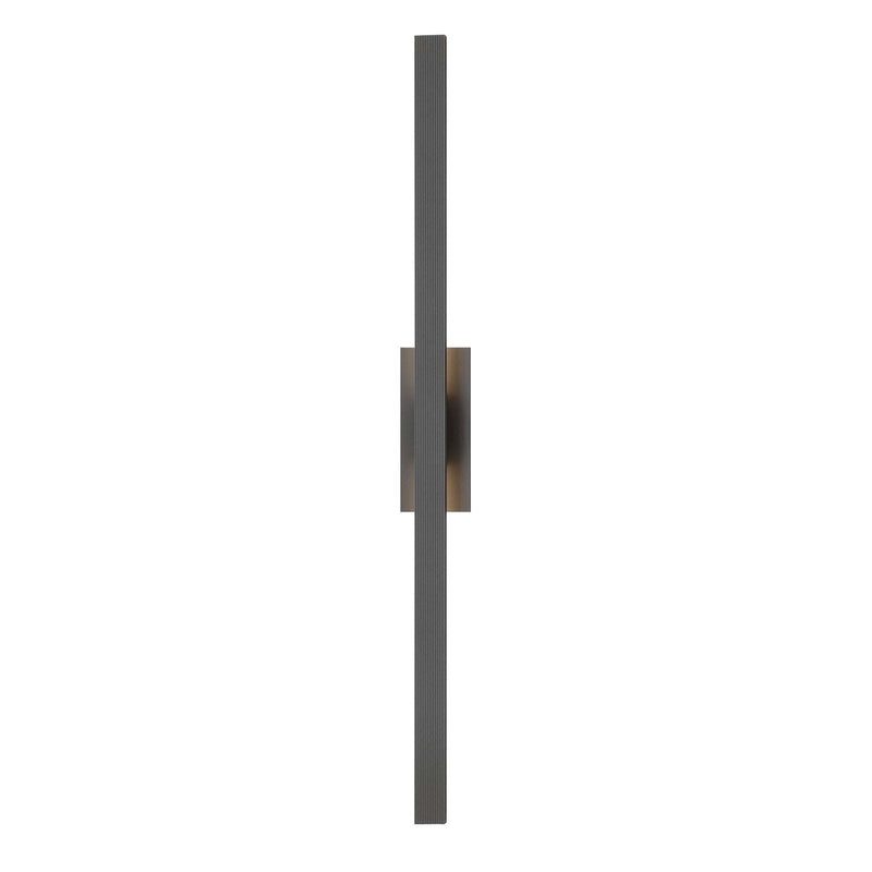 Golden Lighting Enso 51in Integrated LED Outdoor Wall Light | Modern Smooth Gray Aluminum | Entryway & Patio | Model 8432-OWL51 SGY