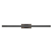 Golden Lighting Enso 51in Integrated LED Outdoor Wall Light | Modern Smooth Gray Aluminum | Entryway & Patio | Model 8432-OWL51 SGY