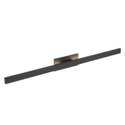 Golden Lighting Enso 51in Integrated LED Outdoor Wall Light | Modern Textured Black Aluminum | Front Door & Patio | Model 8432-OWL51 TBK
