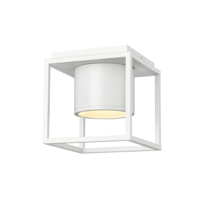 Golden Desmond 7" Wide LED Flush Mount, Matte White - 9092-FM7WHT-WHT