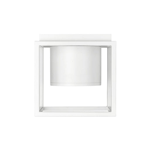 Golden Desmond 7" Wide LED Flush Mount, Matte White