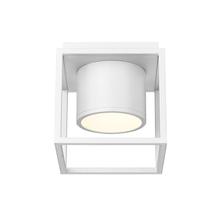 Golden Desmond 7" Wide LED Flush Mount, Matte White