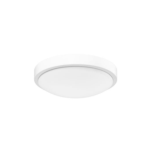Golden Gabi 10" Wide LED Flush Mount, Matte White/Opal - 9128-FM10WHT-OP