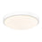 Golden Gabi 13" Wide LED Flush Mount, Matte White/Opal