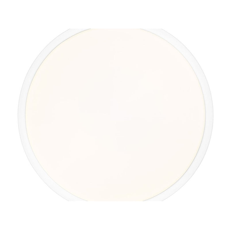 Golden Gabi 13" Wide LED Flush Mount, Matte White/Opal