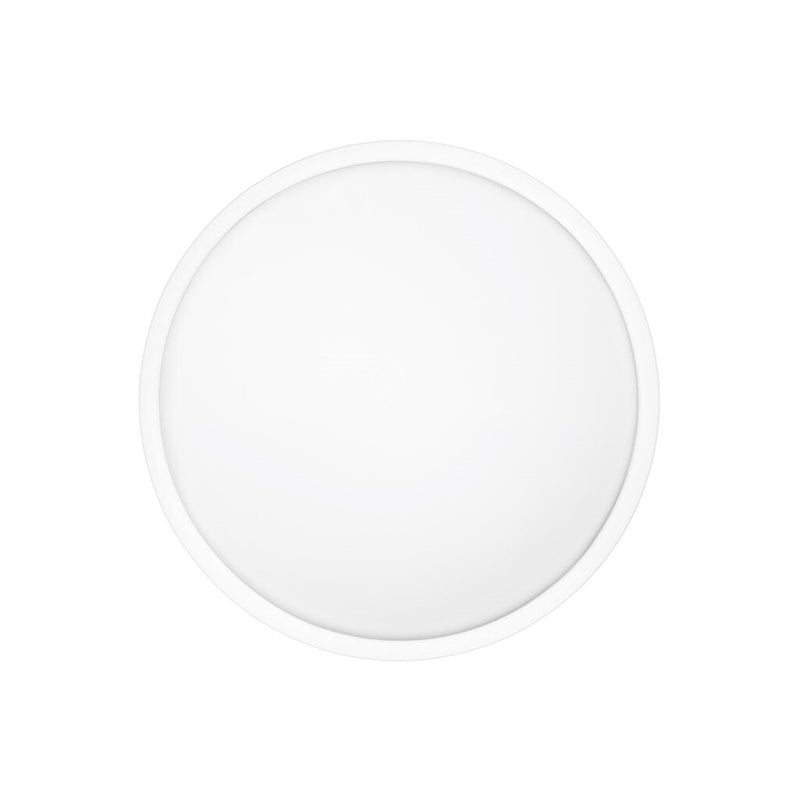 Golden Gabi 13" Wide LED Flush Mount, Matte White/Opal