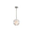Golden Lighting Glacier LED Pendant, Polished Nickel/Icy Glass