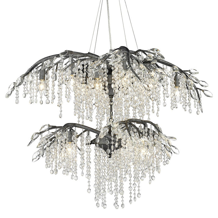 Golden Lighting Autumn Twilight 2 Tier, 18 Light Chandelier