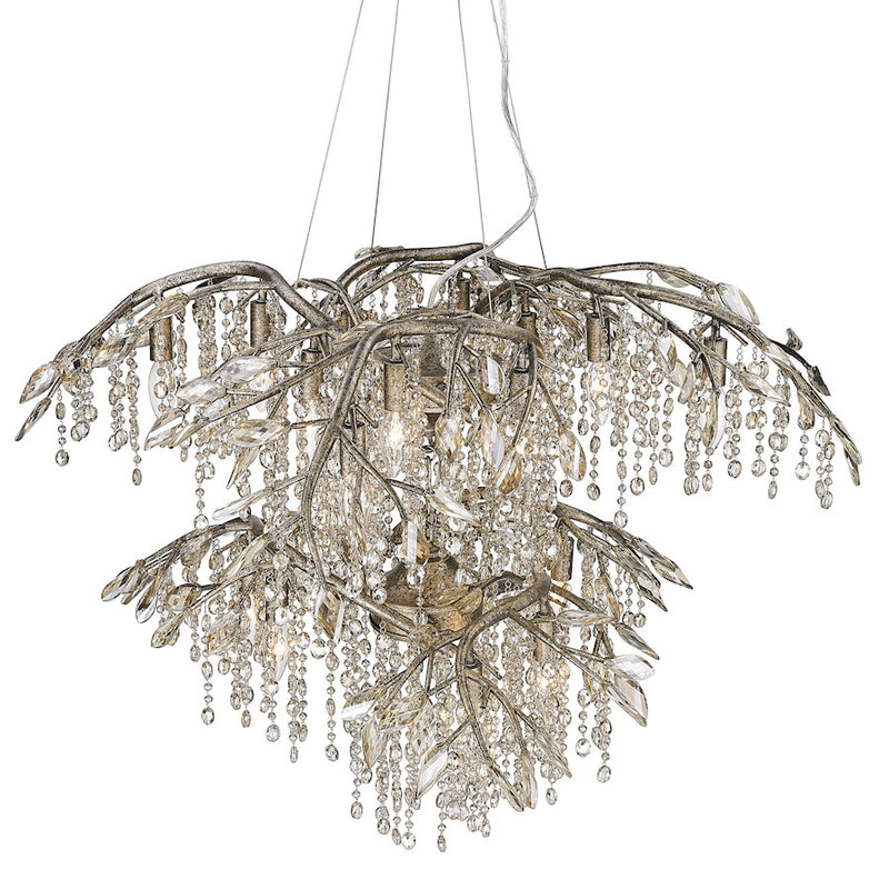 Golden Lighting Autumn Twilight 2 Tier, 18 Light Chandelier