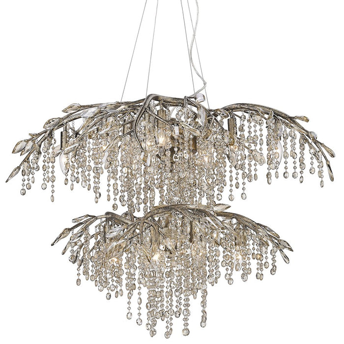 Golden Lighting Autumn Twilight 2 Tier, 18 Light Chandelier