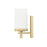 Golden Maddox 1-Lt Wall Sconce, Brushed Champagne Bronze/Opal