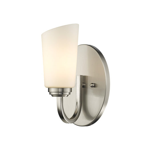 Golden Lighting Dorset 1 Light Wall Sconce, Pewter/Opal