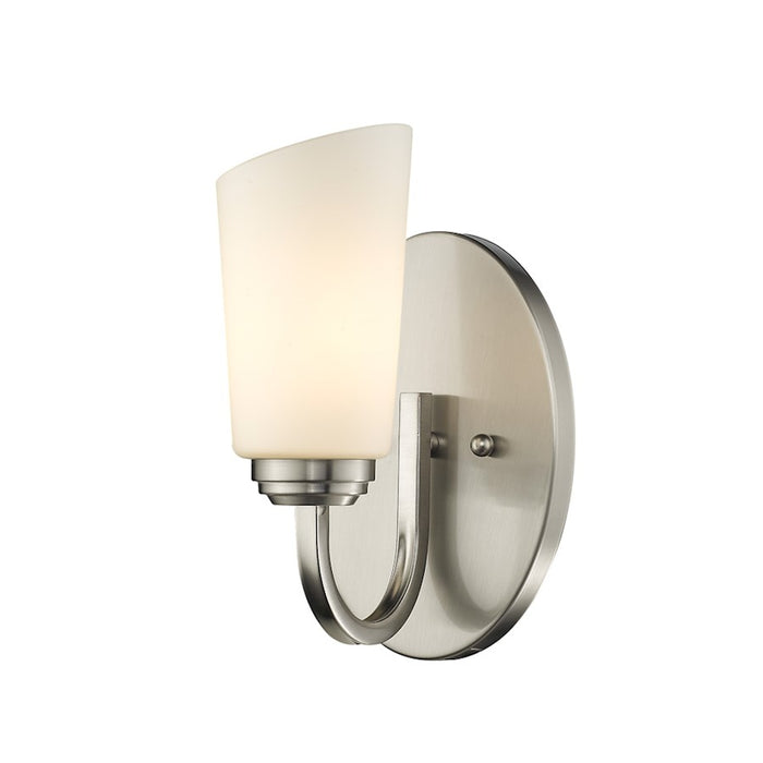 Golden Lighting Dorset 1 Light Wall Sconce, Pewter/Opal