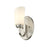 Golden Lighting Dorset 1 Light Wall Sconce, Pewter/Opal