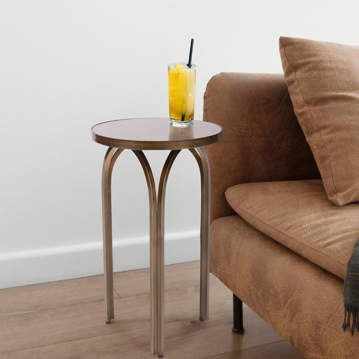 Howard Elliott Palladio Tea Tint Side Table, Bronze