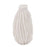 Howard Elliott Cacao White Vase/Small, Cream