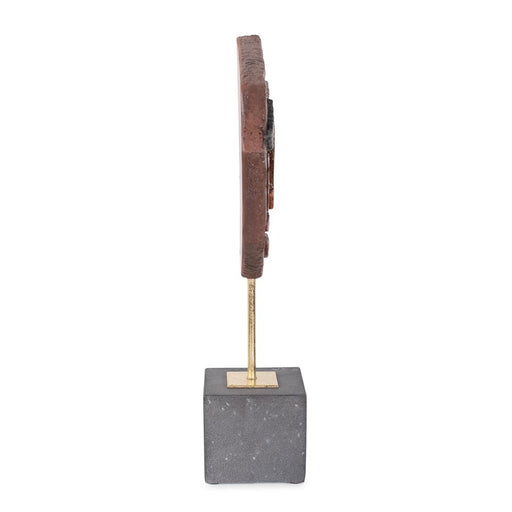 Howard Elliott Oliver Sculpture, Brown/Gray/Gold