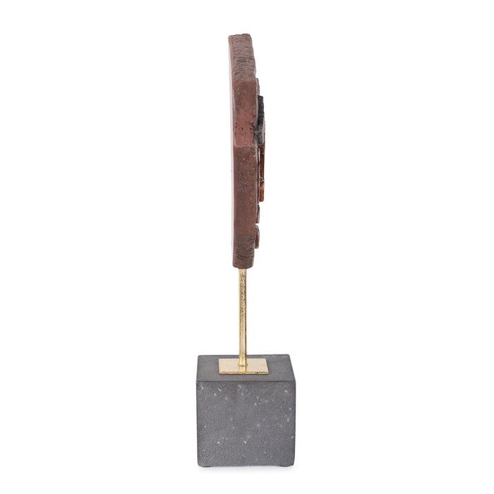 Howard Elliott Oliver Sculpture, Brown/Gray/Gold