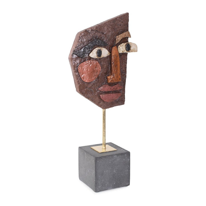 Howard Elliott Oliver Sculpture, Brown/Gray/Gold