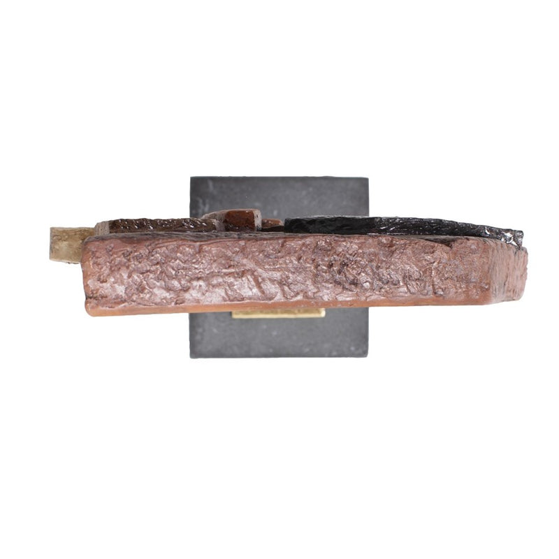 Howard Elliott Oliver Sculpture, Brown/Gray/Gold